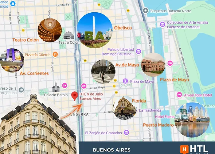 Hotel HTL 9 de Julio BsAs Ciudad Autónoma de Ciudad Autónoma de Buenos Aires